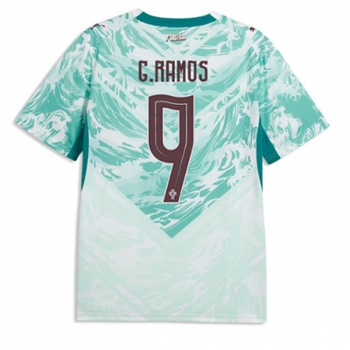 Billige Fotballdrakt Portugal Goncalo Ramos #9 Replika Bortedrakt VM 2026 Kortermet Billige Fotballdrakt Portugal Goncalo Ramos #9 Replika Bortedrakt VM 2026 Kortermet